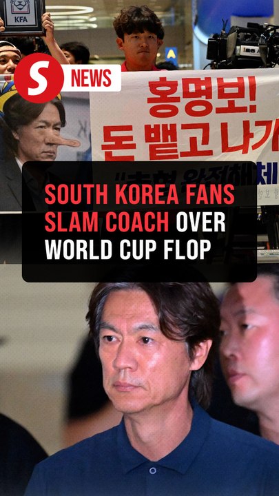 "Get out!" — South Korea fans slam Hong Myung-bo on return from World Cup