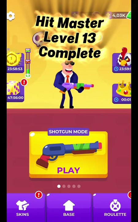 Hit Masters - Level 13 Complete
