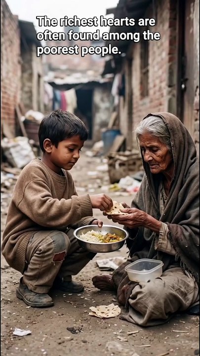 THE CHILD WHO SHARED HIS BREAD