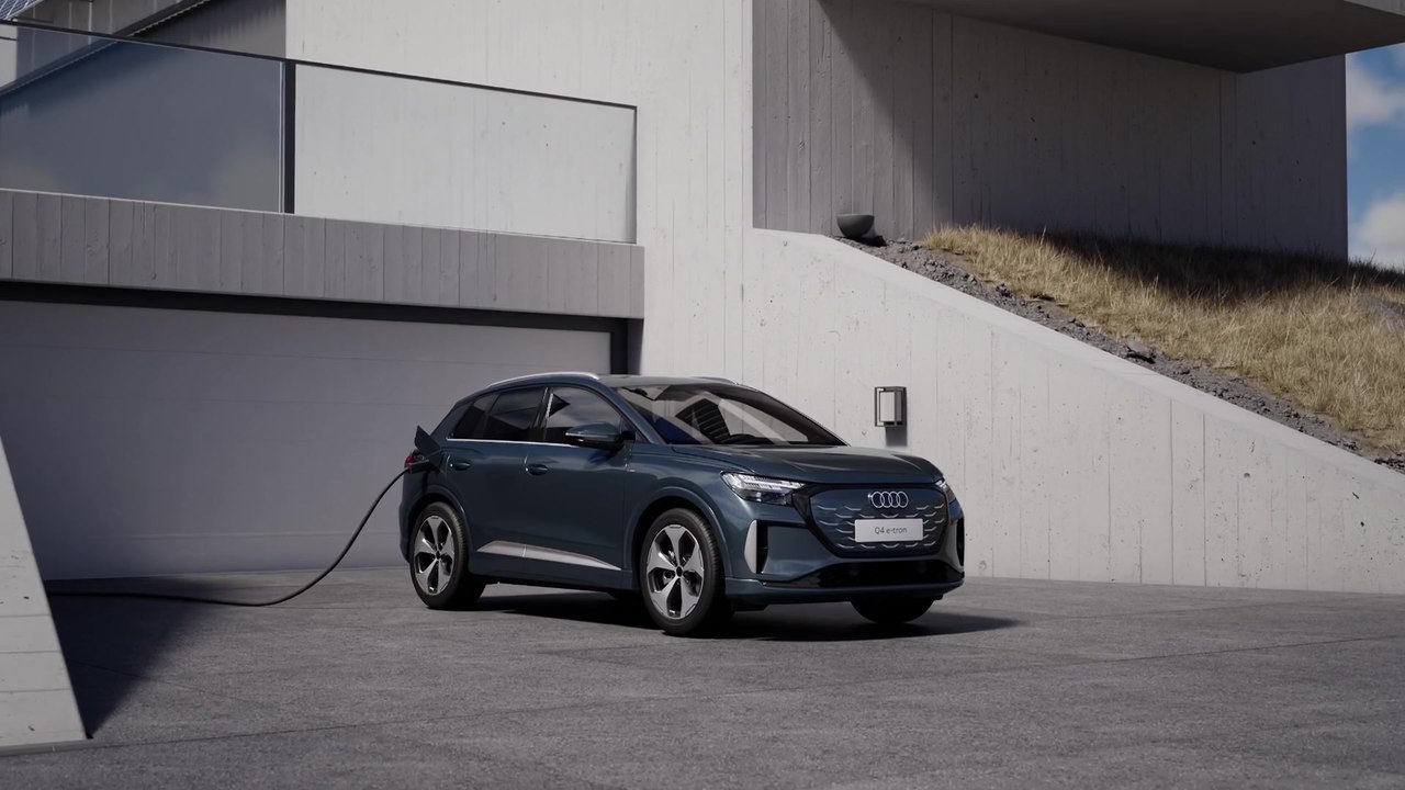 Audi Q4 e-tron – Bidirektionales Laden – Animation