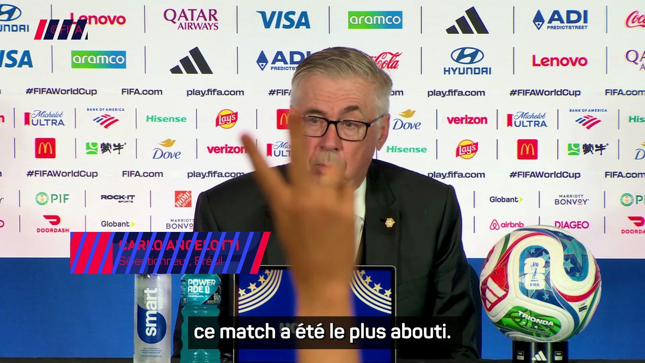 Ancelotti après la victoire face au Japon : "C'est le match plus abouti"