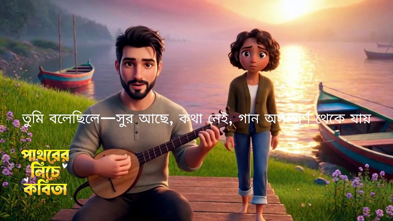 াথরের নিচে লুকানো এক কবিতা—আর তিনবার ডেকেও ফিরল না সে! তোমার নামে গান পর্ব ২ |