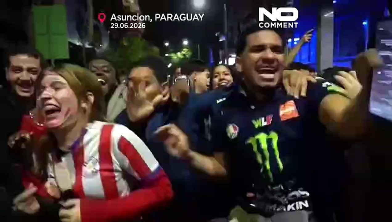 Paraguay-Fans feiern historischen Sieg gegen Deutschland