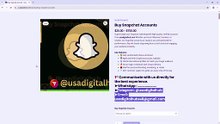 Your Guide to Buying Snapchat Accounts Online in 2026_Video