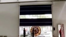 Can the supermarket backroom rapid door be integrated with motion sensors for hands-free operation?