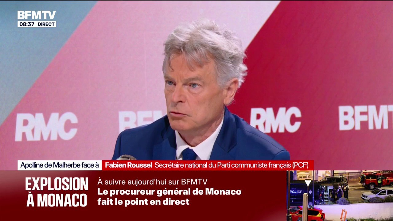 Canicule: "On est démunis face à tout ça, j'ai besoin que l'État nous accompagne beaucoup plus", estime Fabien Roussel (PCF)