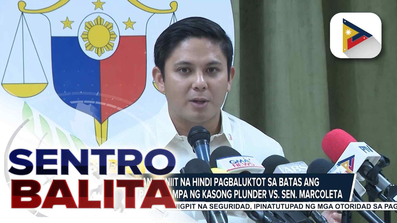 Office of the Ombudsman, nanindigan na hindi pagbaluktot sa batas ang nakatakdang pagsasampa ng kasong Plunder vs. Sen. Marcoleta; halaga ng pagkamit ng ‘accountability,’ iginiit | ulat ni Rod Lagusad