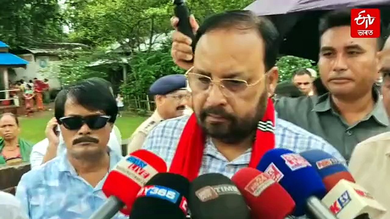 আহাৰৰ বানত বুৰিছে জোনাই; বন্যাক্ৰান্তৰ খবৰ ল’লে মন্ত্ৰী কেশৱ‌ মহন্ত আৰু সুশান্ত বৰগোহাঁয়ে