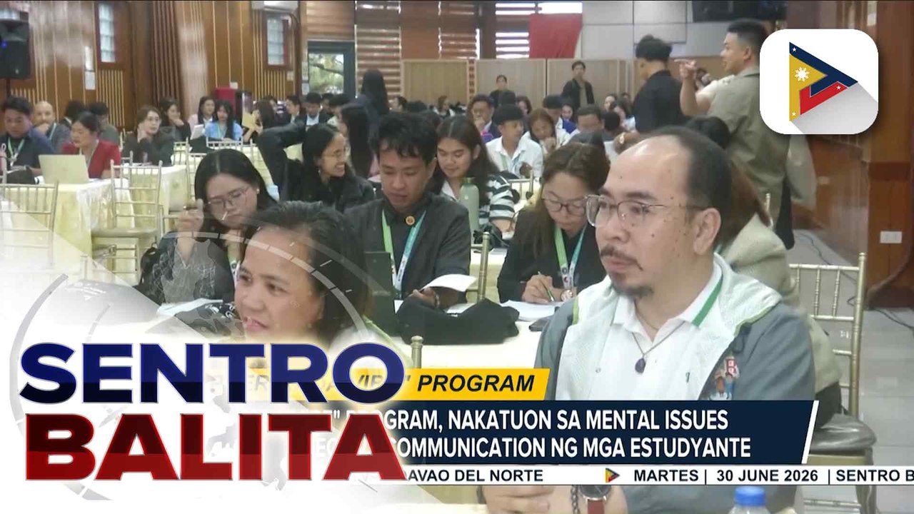 Mga guro at estudyante sa northern Luzon, lumahok sa “Peer-kada Vibe" Program na layong tutukan ang mental issues at communication concerns ng mga kabataan | ulat ni Christine Bornolla Sabaway - PTV Cordillera