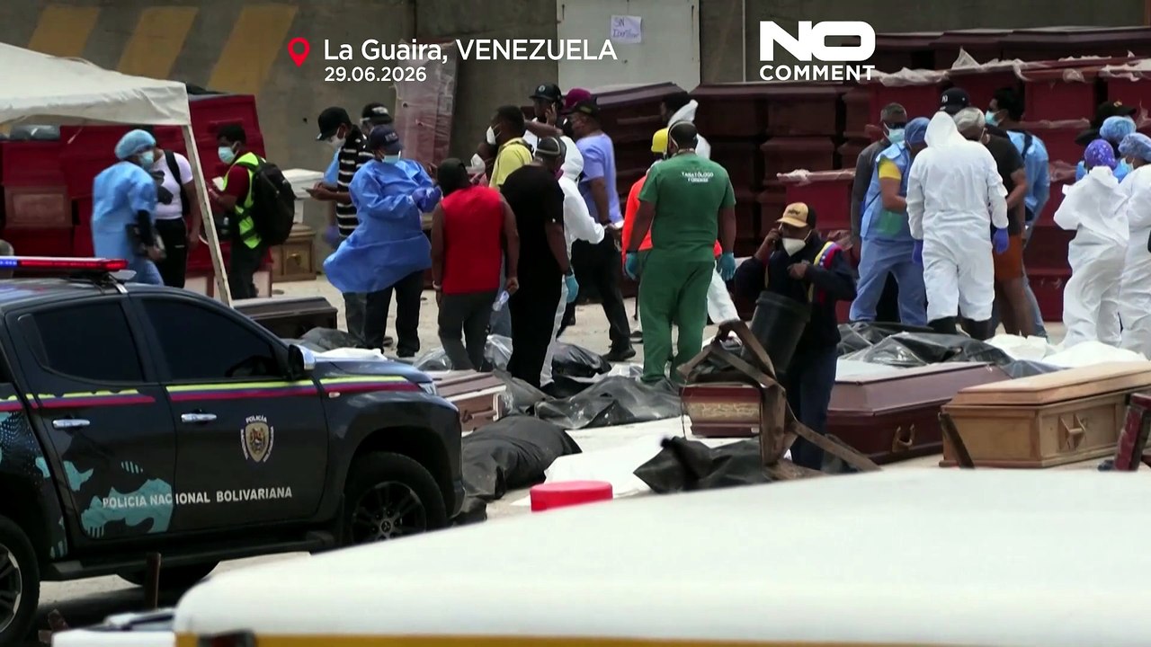 Venezuela earthquake: La Guaira port turned into makeshift morgue