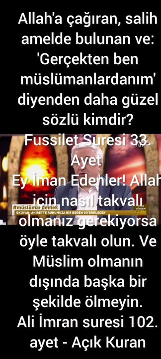 MÜSLİMANLARIN TEKRAR MÜSLİMAN OLMASI LAZIM.TÜM İNSANLIĞINDA. Sözüm ona değil sözüm SANA.SANA. https://www.facebook.com/share/p/1DMH9mxt34/ https://www.facebook.com/share/p/1B8J1ieJD3/ https://www.facebook.com/share/v/14Ta6949XrM/ DİKKAT EDİLMESİ GEREKEN K