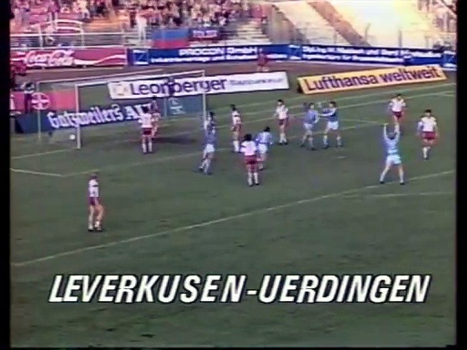 LEVERKUSEN - UERDINGEN - 1986 - SAISON 1986/1987 -
