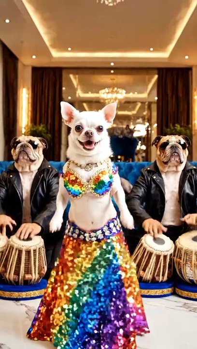 💃 Shakira Dog Dance with Live Tabla – Funniest Performance Ever! 😂🔥 #Reels #Trending #AnimalComedy #Entertainment #MustWatch