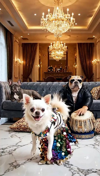 💃 Shakira Dog Dance with Live Tabla – Funniest Performance Ever! 😂🔥 #Reels #Trending #AnimalComedy #Entertainment #MustWatch