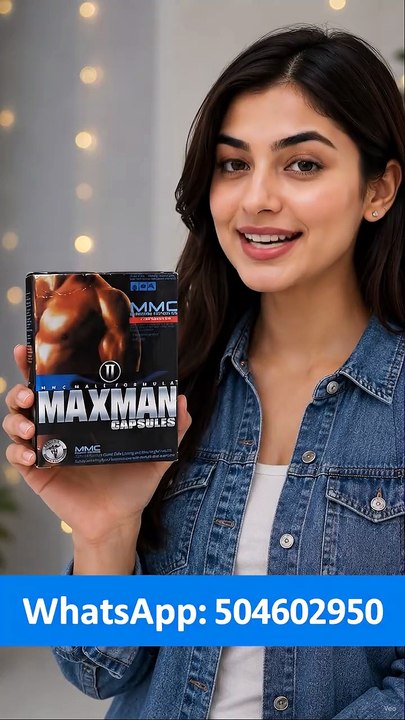 🔥 Maxman Capsules – Men’s Vitality & Wellness S...
