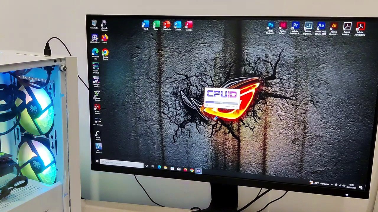 UNBOXING PC GAMING 11 JUTA | RAKIT PC GAMING MURAH FULL WHITE
