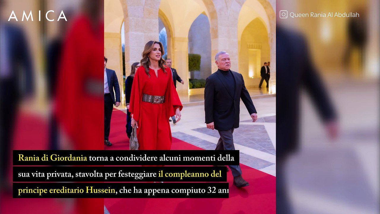 Rania di Giordania festeggia il compleanno del figlio Hussein con una dolce foto di famiglia
