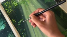 Artist Layers Shades Of Green To Capture Hope And A Fresh Starts