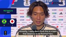 Emotional Itakura reflects on Japan's World Cup exit