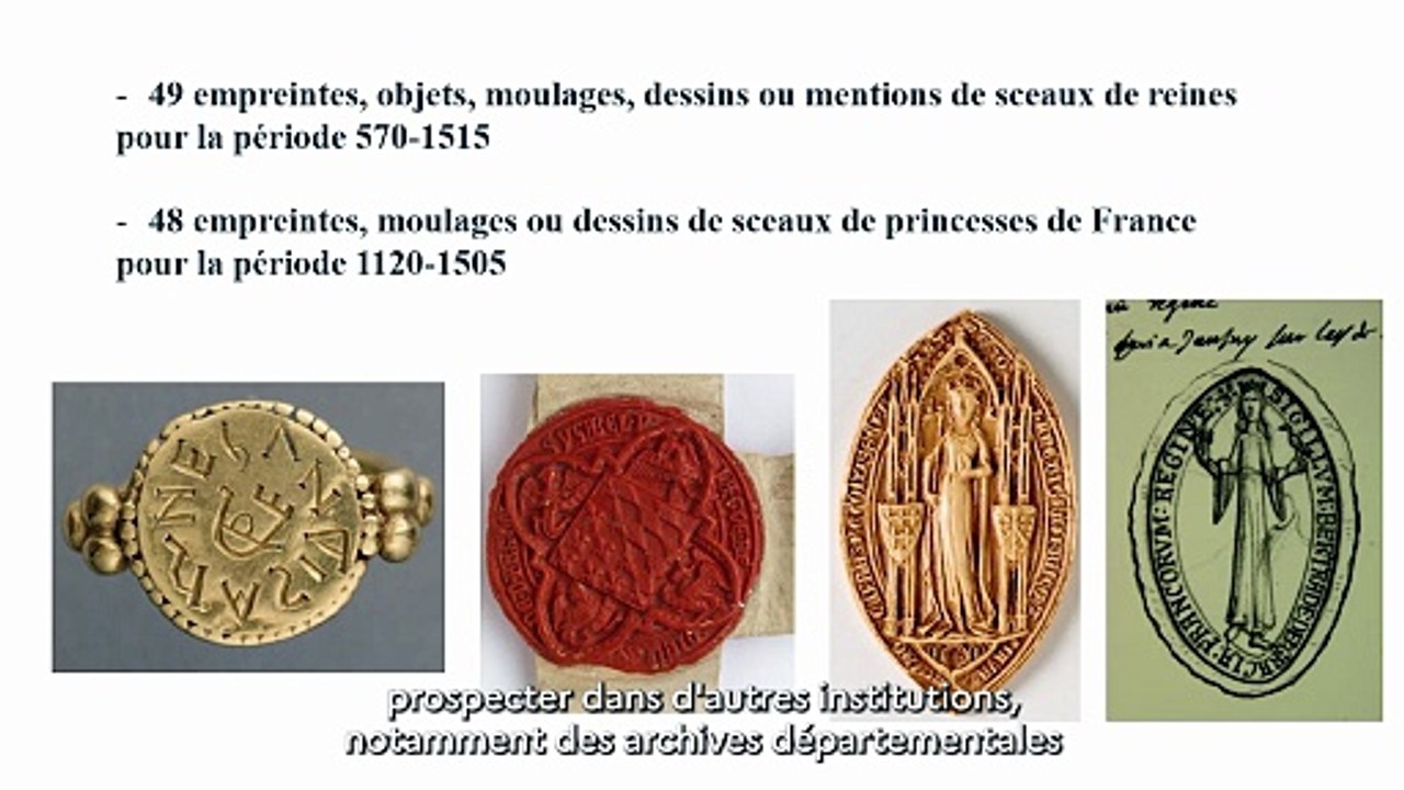 Retour aux Sources - « Mécénat, sceaux, gouvernement féminin : les sources sur l’histoire des reines de France et des femmes de pouvoir au Moyen Âge » partie 2 – 7/10