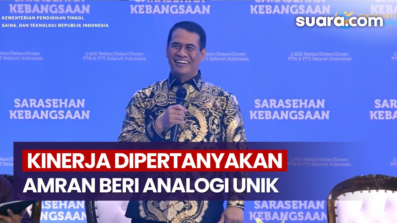 Diskakmat Guru Besar Soal Kinerja 8 Tahun, Jawaban Mentan Amran Malah Bawa-Bawa Analogi Suami Istri!