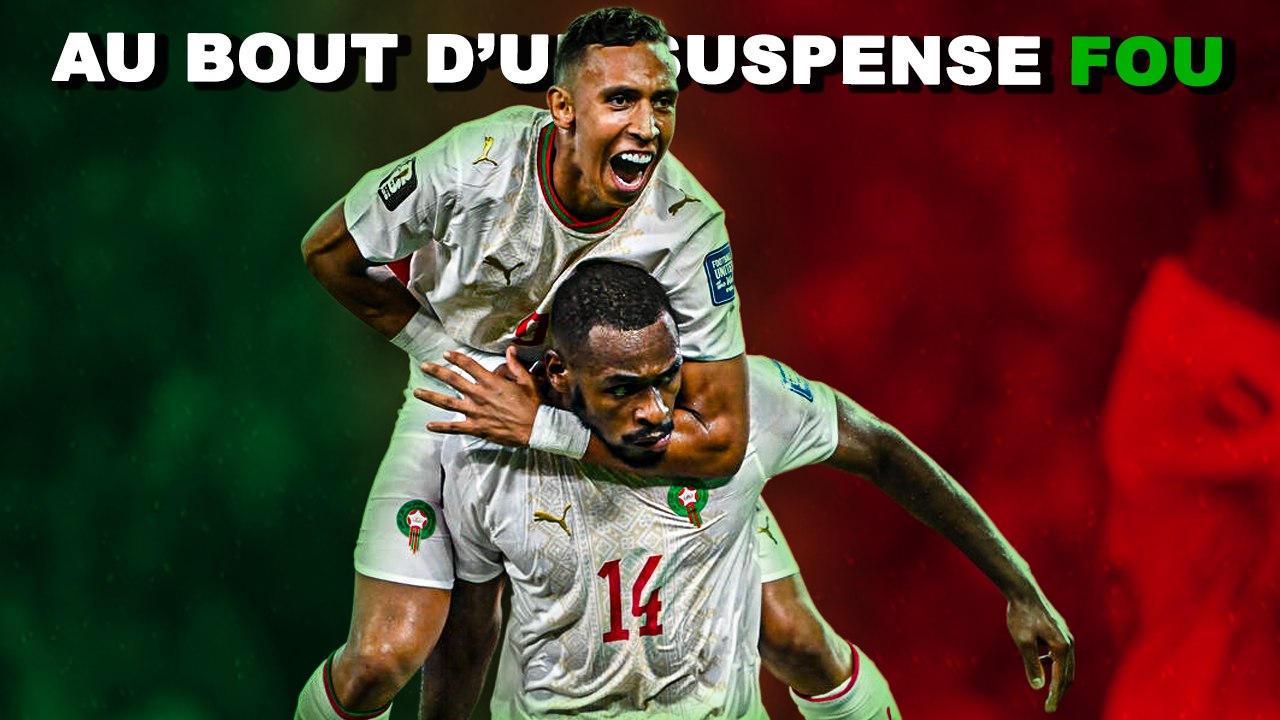 🇲🇦 Le Maroc se qualifie au bout du suspense !