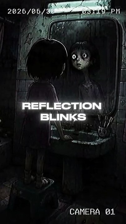 Your reflection blinks half a second after you do. Try it tonight. 😶