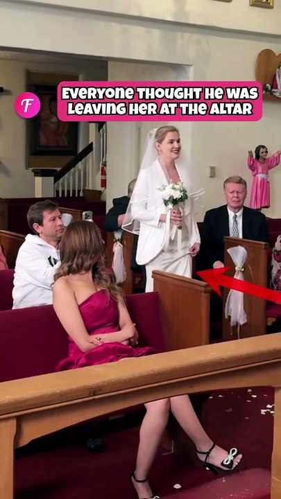 Bride's Comfy Wedding Surprise! 👰❤️ What Happened at the Altar Shocked Everyone!