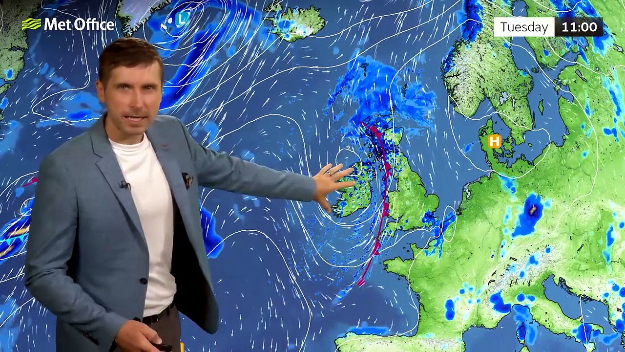 Met Office Tuesday Afternoon Weather Forecast 30/06/26