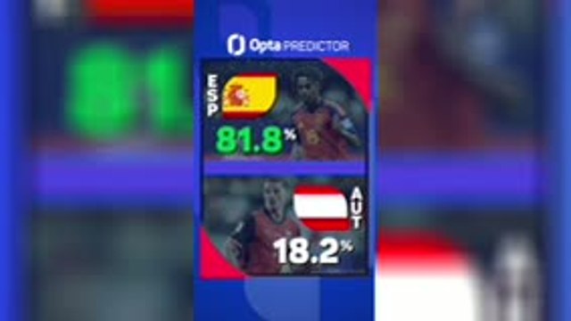 Spain v Austria - Opta Predictor