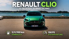 Renault Clio E-Tech Full Hybrid Techno 2025 | Neuer Hybrid im Check