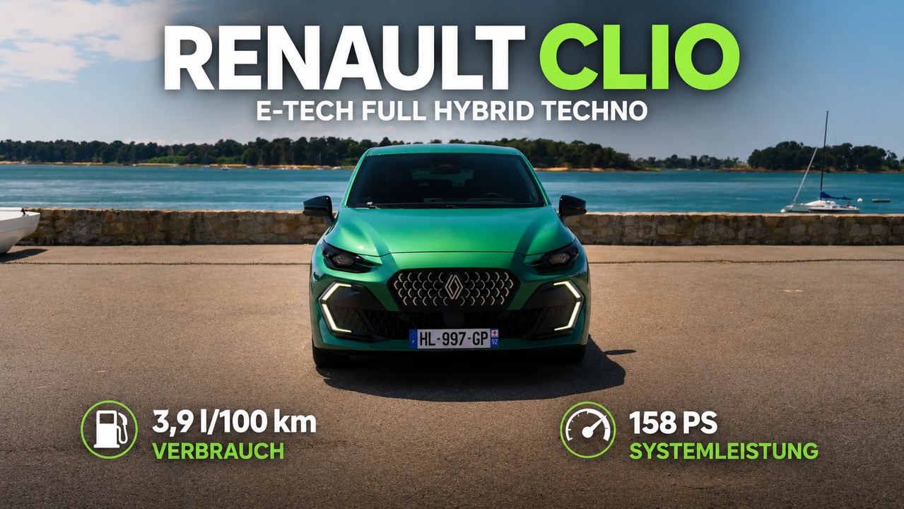 Renault Clio E-Tech Full Hybrid Techno 2025 | Neuer Hybrid im Check