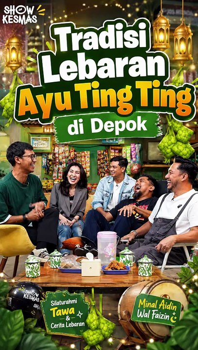 🎉 TRADISI LEBARAN AYU TING TING DI DEPOK! 🕌✨