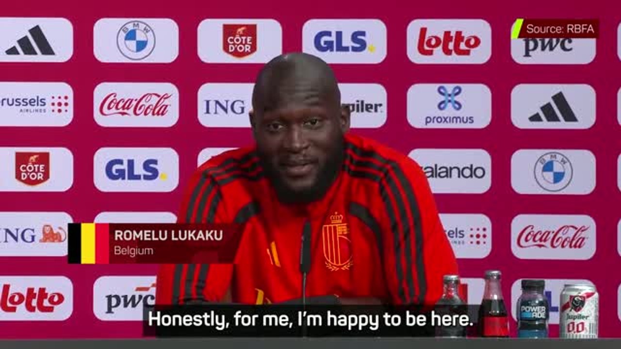Lukaku just happy to be at World Cup after tough season with Napoli
