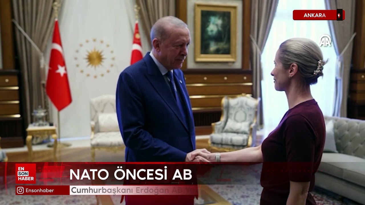 Cumhurbaşkanı Erdoğan AB Yüksek Temsilci heyetini kabul etti
