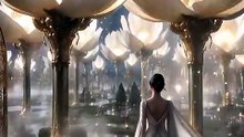 The Garden of Cosmic Veils | Surreal Fantasy World