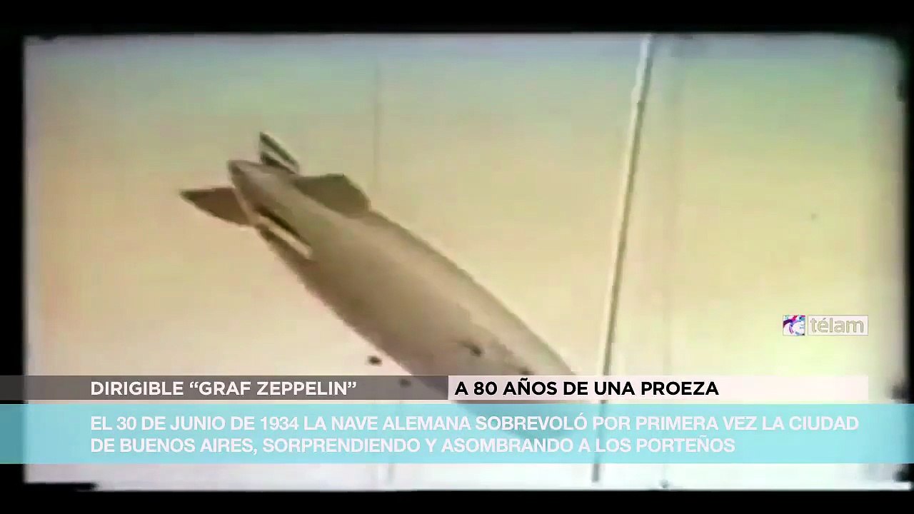 Hace 80 años el Graf Zeppelin sobrevolaba Buenos Aires