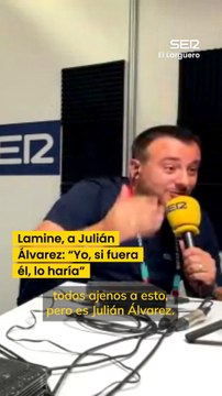 Lo que le diría Lamine Yamal a Julián Alvarez