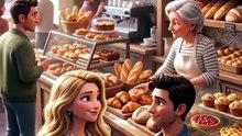 WAITING IN LINE AT THE BAKERY 🥖 Easy English Conversation #shorts