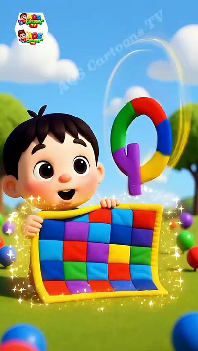 Q for Quilt| ABC Learning for Kids |Nursery Rhymes |AQS Cartoons TV
