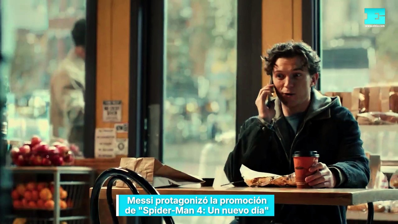 Messi protagonizó la promoción de "Spider-Man 4: Un nuevo día"