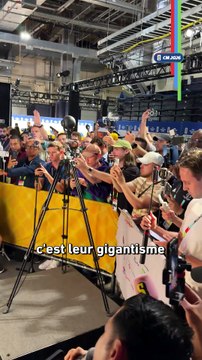 Les coulisses du lieu des interviews après les matches de Coupe du monde - Foot - Coupe du monde