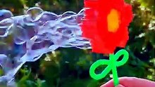 Easy Craft | Learn to Make a Beautiful Flower Bubble Machine in 20 Seconds #diy