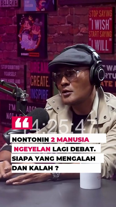 Dokter Tirta lagi debat sama Om Deddy, sama2 ngeyelan..