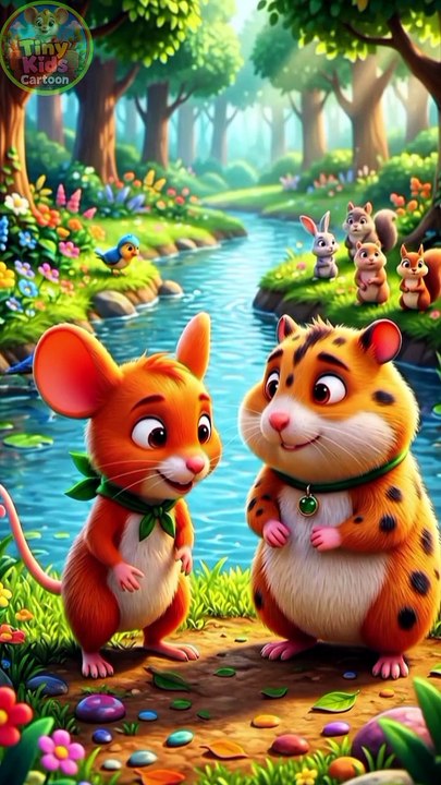 The Friendship Bridge 🌈 | Mouse & Hamster Teamwork Story | Kids Cartoon Animation