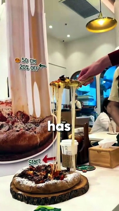 Stretch your pizza's cheese up to the mark, and it will be completely free.