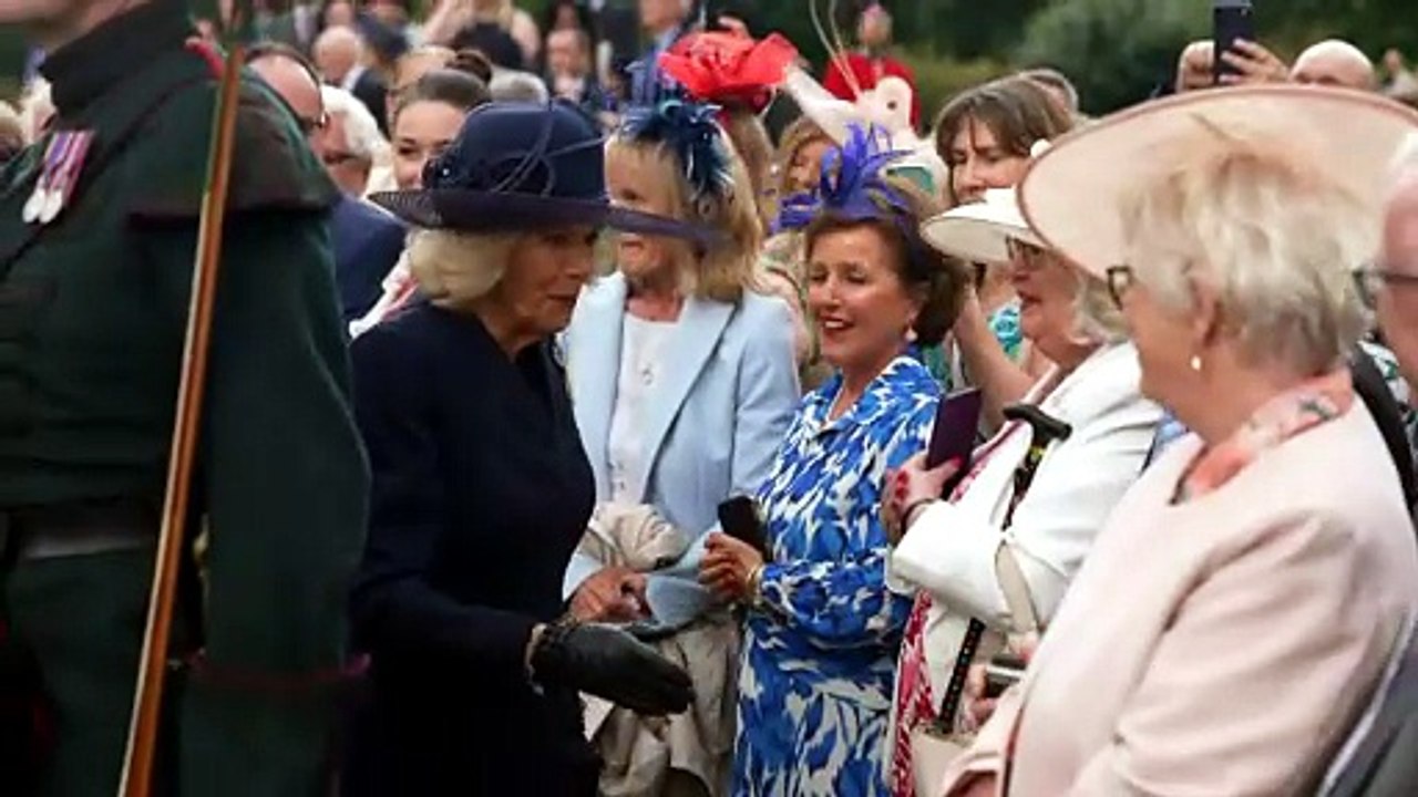 King and Queen attend garden party at Palace of Holyrood