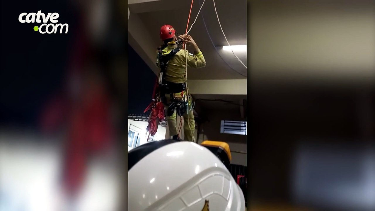 Cascavel recebe curso de especialização em salvamento em altura do Corpo de Bombeiros