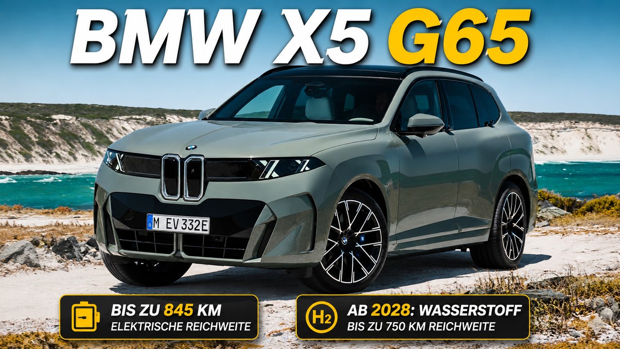 BMW X5 (G65): Bis zu 845 km Reichweite und Hydrogen ab 2028!
