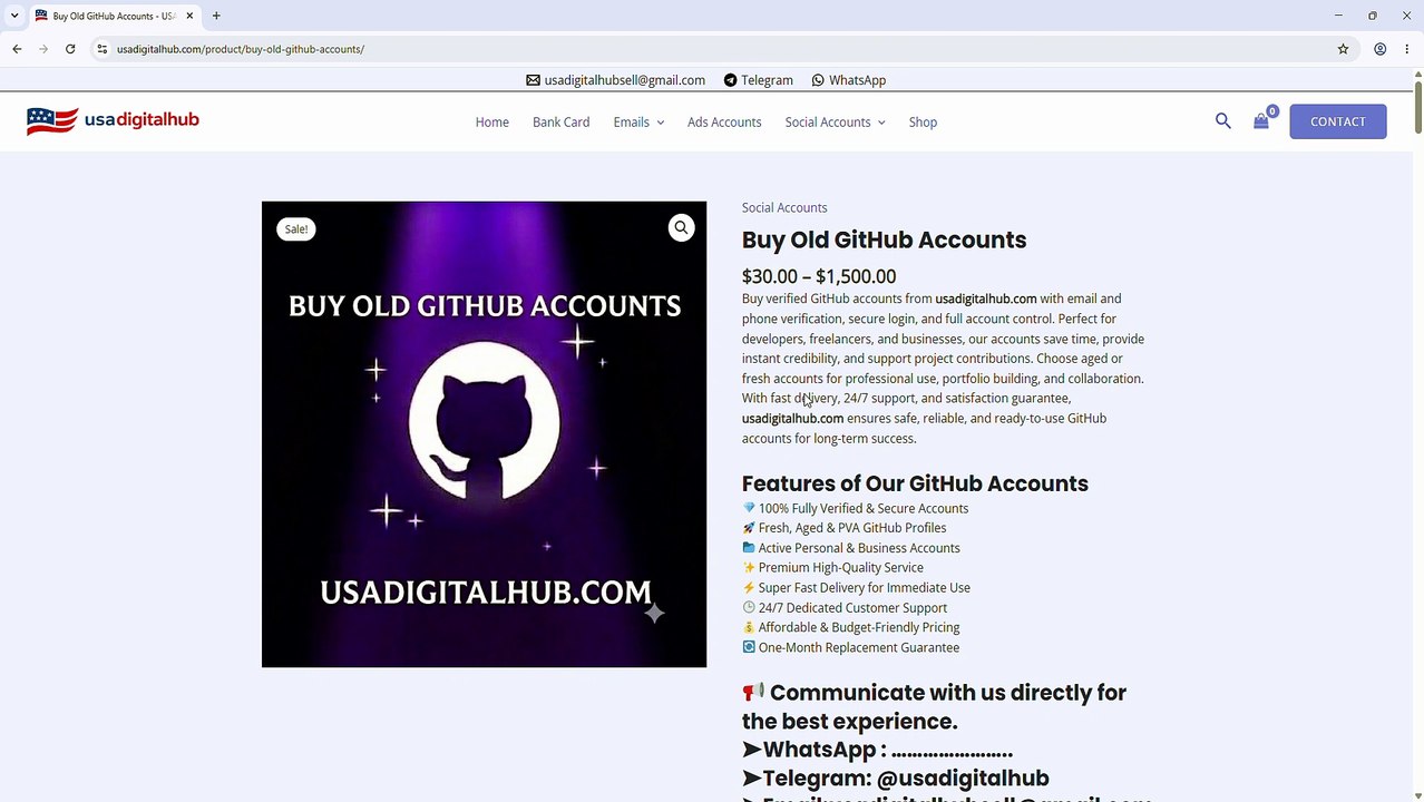 Top 5 Sites to Buy GitHub Accounts Old and New in_Video